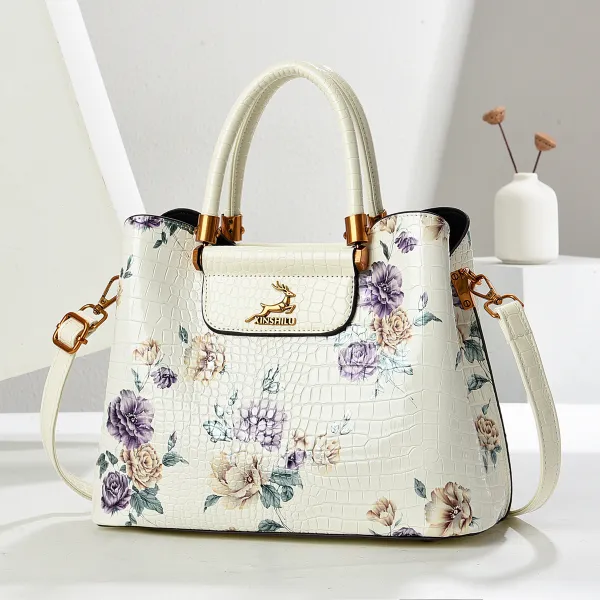 Fashion Printed Large-Capacity Shoulder Bag